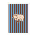 Sleepy Lamb Postcard (cocoa)